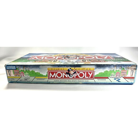 Monopoly Deluxe Edition Vintage 1995 Parker Brothers Board Game - Picture 14 of 14